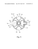 AISLE VIOLATING DISPLAY FOR ADORNING RETAIL SHELVING SYSTEMS diagram and image