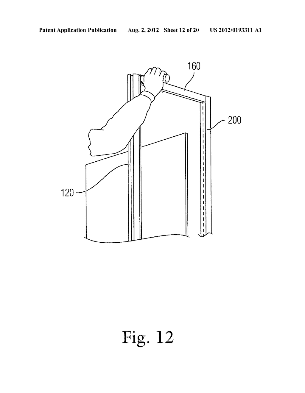 AISLE VIOLATING DISPLAY FOR ADORNING RETAIL SHELVING SYSTEMS - diagram, schematic, and image 13