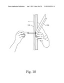 AISLE VIOLATING DISPLAY FOR ADORNING RETAIL SHELVING SYSTEMS diagram and image