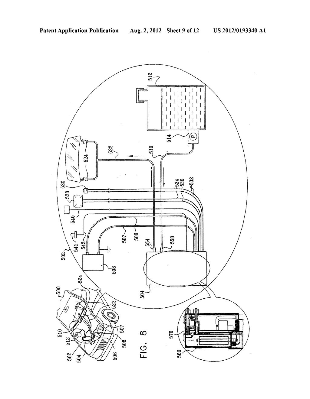 APPARATUS AND METHOD FOR CLEANING AND DE-ICING - diagram, schematic, and image 10