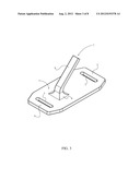 Gun Sling Restraint Device for a Backpack Shoulder Strap diagram and image