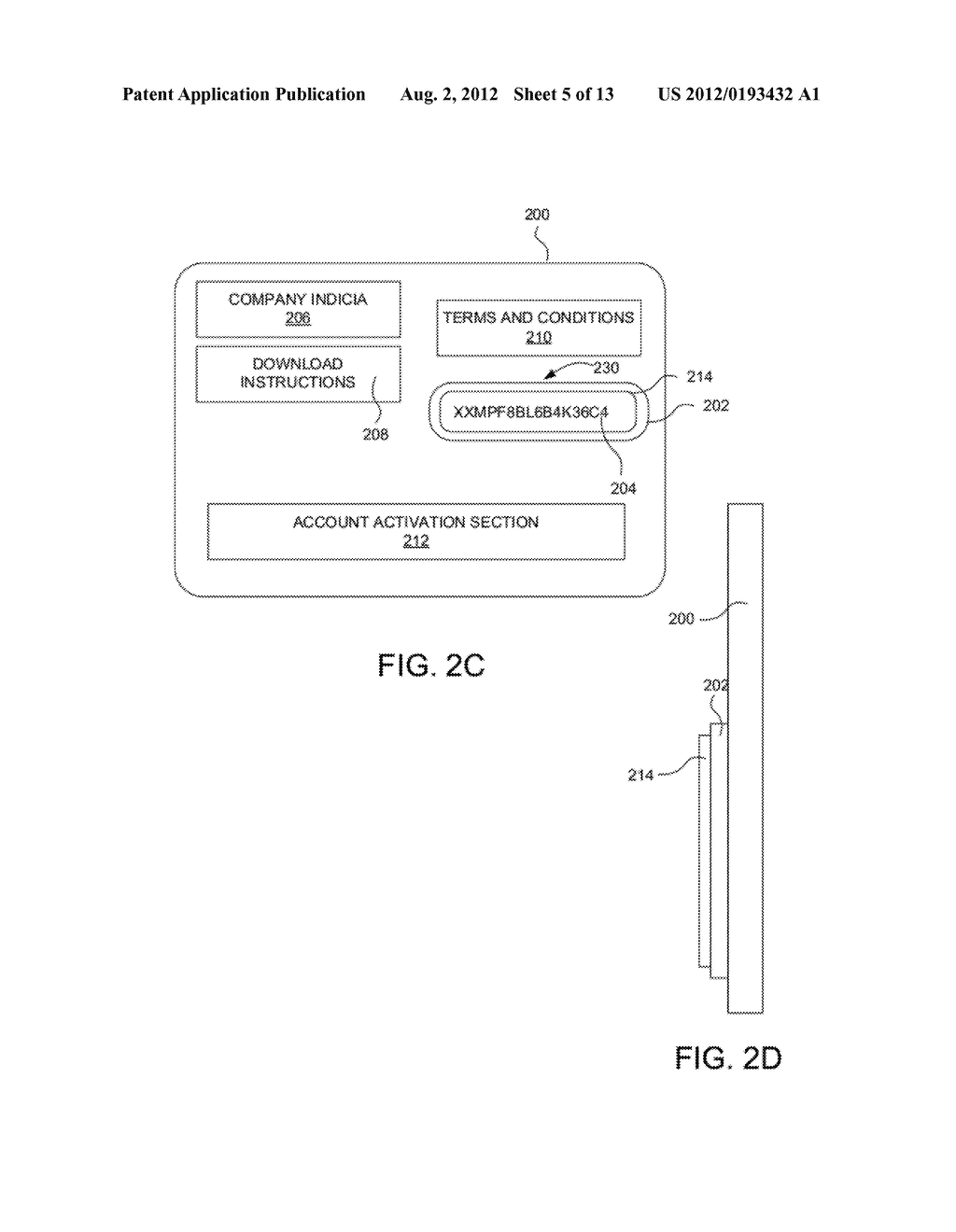 Transaction Card with Dual Scratch and Peel Label - diagram, schematic, and image 06