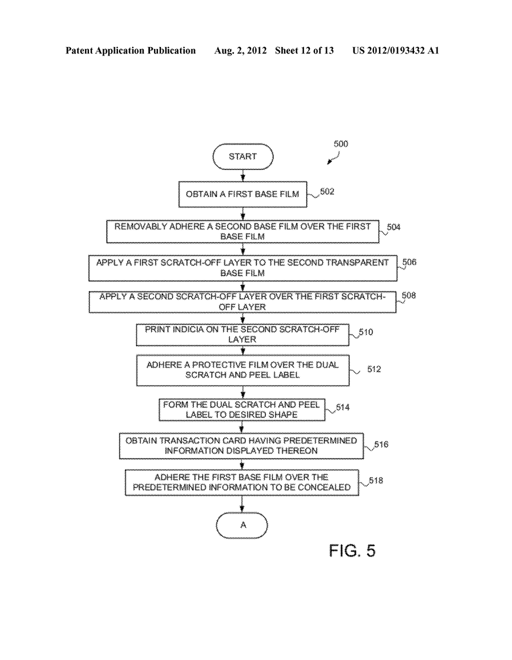 Transaction Card with Dual Scratch and Peel Label - diagram, schematic, and image 13