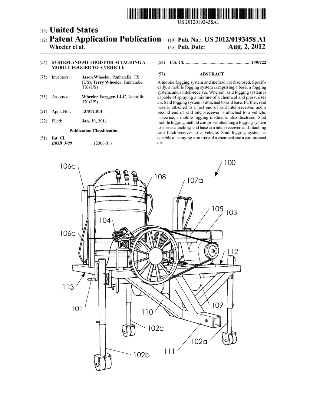System and Method for Attaching a Mobile Fogger to a Vehicle - diagram, schematic, and image 01