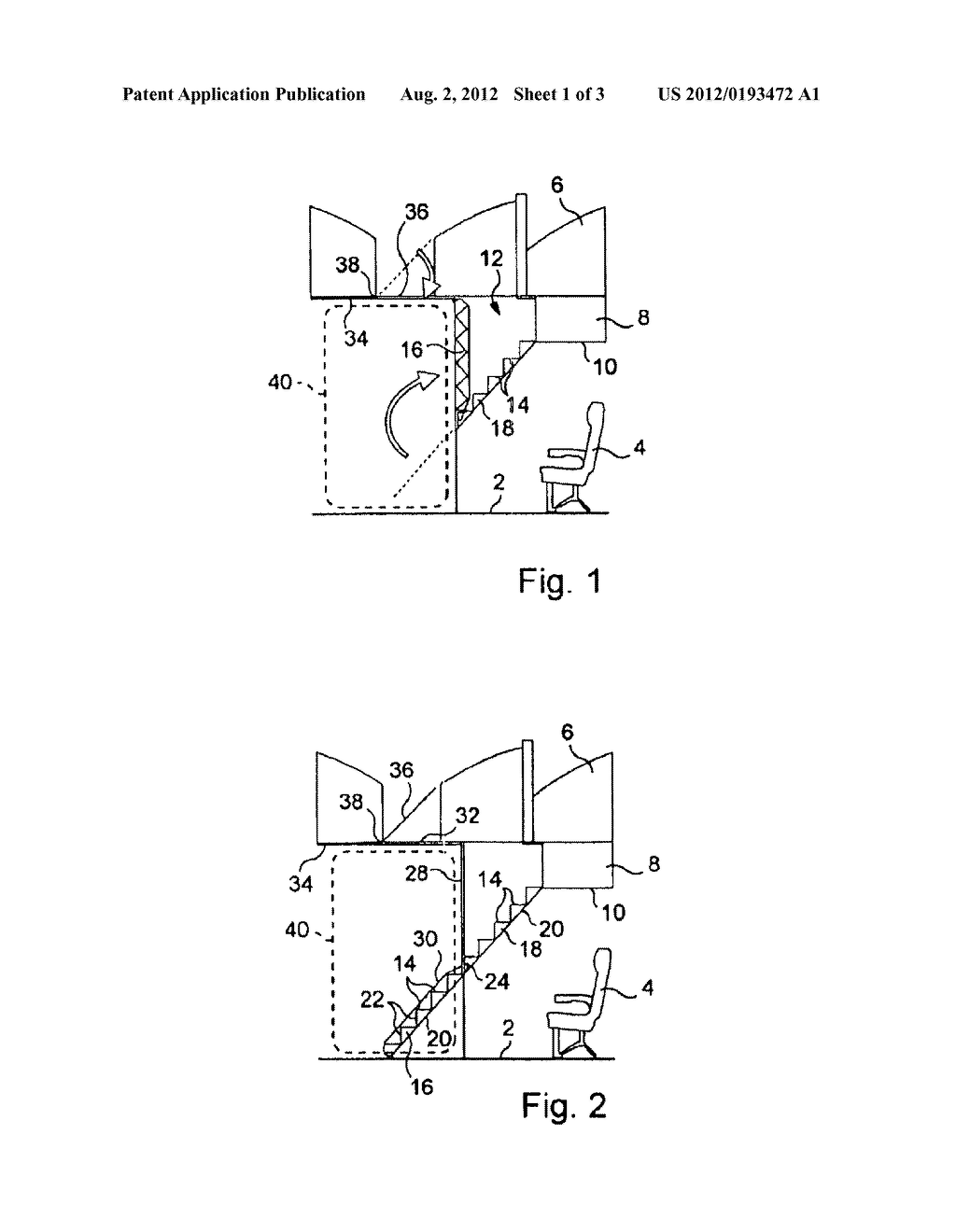 STAIRWAY FOR AN AIRCRAFT - diagram, schematic, and image 02