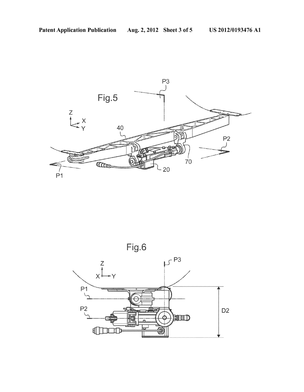 REMOVABLE FASTENER DEVICE EQUIPPED WITH ATTACHMENT MEANS FOR ATTACHING AN     EXTERNAL LOAD AND WITH FASTENER MEANS FOR FASTENING SAID ATTACHMENT MEANS     TO AN AIRCRAFT, AN ASSOCIATED AIRCRAFT, AND AN ASSOCIATED METHOD - diagram, schematic, and image 04