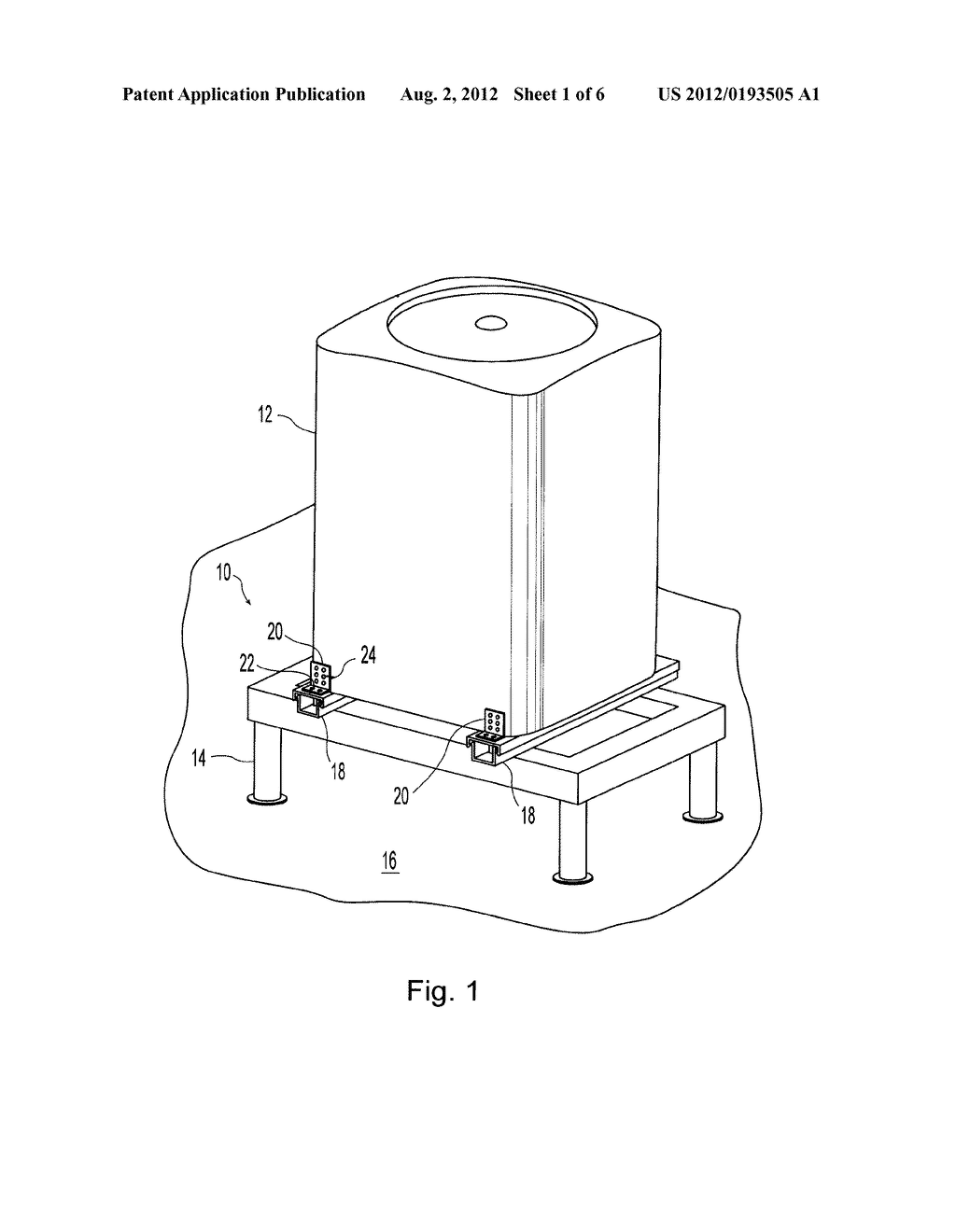 VIBRATION ISOLATION SYSTEM FOR ROOFTOP MOUNTED HVAC EQUIPMENT - diagram, schematic, and image 02