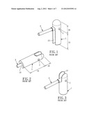 OPERATING HANDLE ASSEMBLY FOR HAND AIR PUMP diagram and image