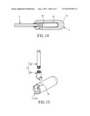 OPERATING HANDLE ASSEMBLY FOR HAND AIR PUMP diagram and image