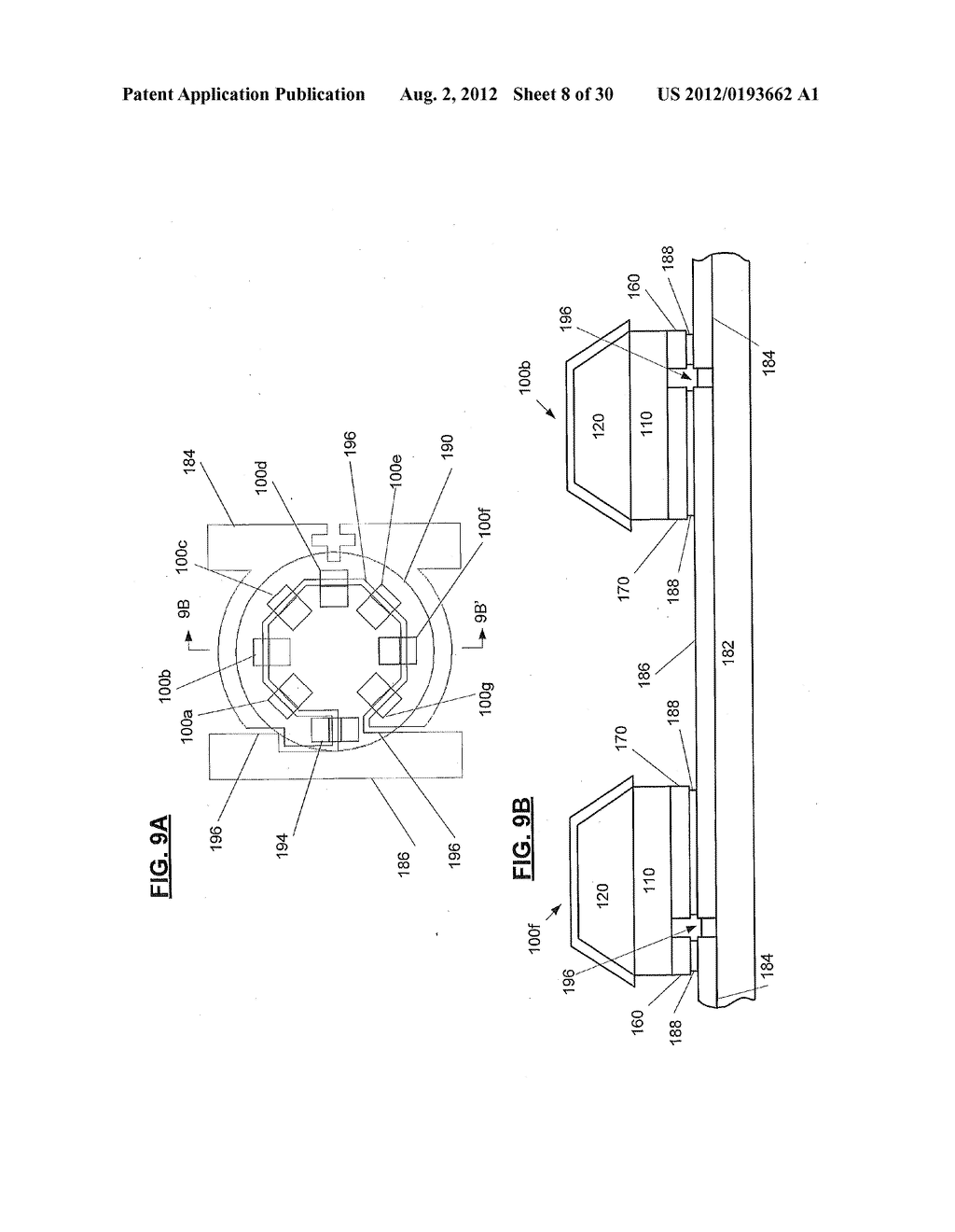 REFLECTIVE MOUNTING SUBSTRATES FOR FLIP-CHIP MOUNTED HORIZONTAL LEDS - diagram, schematic, and image 09