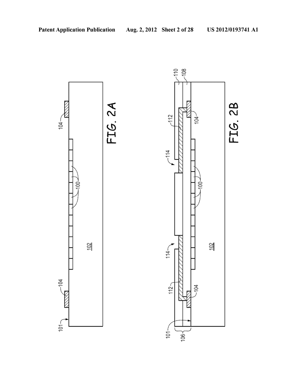 METHODS FOR FORMING BACKSIDE ILLUMINATED IMAGE SENSORS WITH FRONT SIDE     METAL REDISTRIBUTION LAYERS - diagram, schematic, and image 03