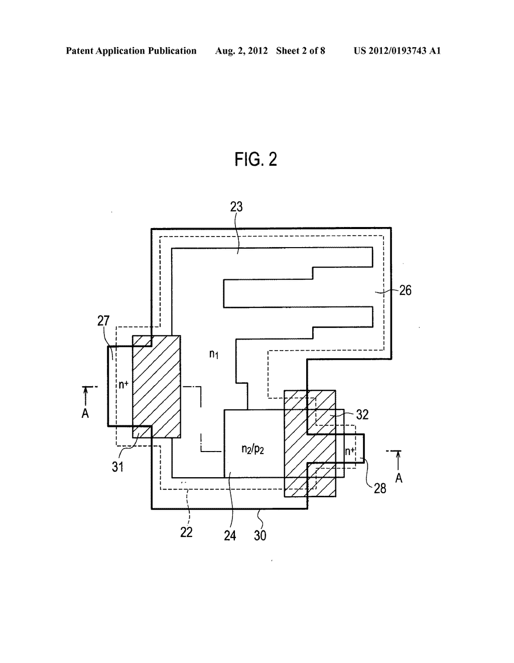 SEMICONDUCTOR ELEMENT AND SOLID-STATE IMAGING DEVICE - diagram, schematic, and image 03