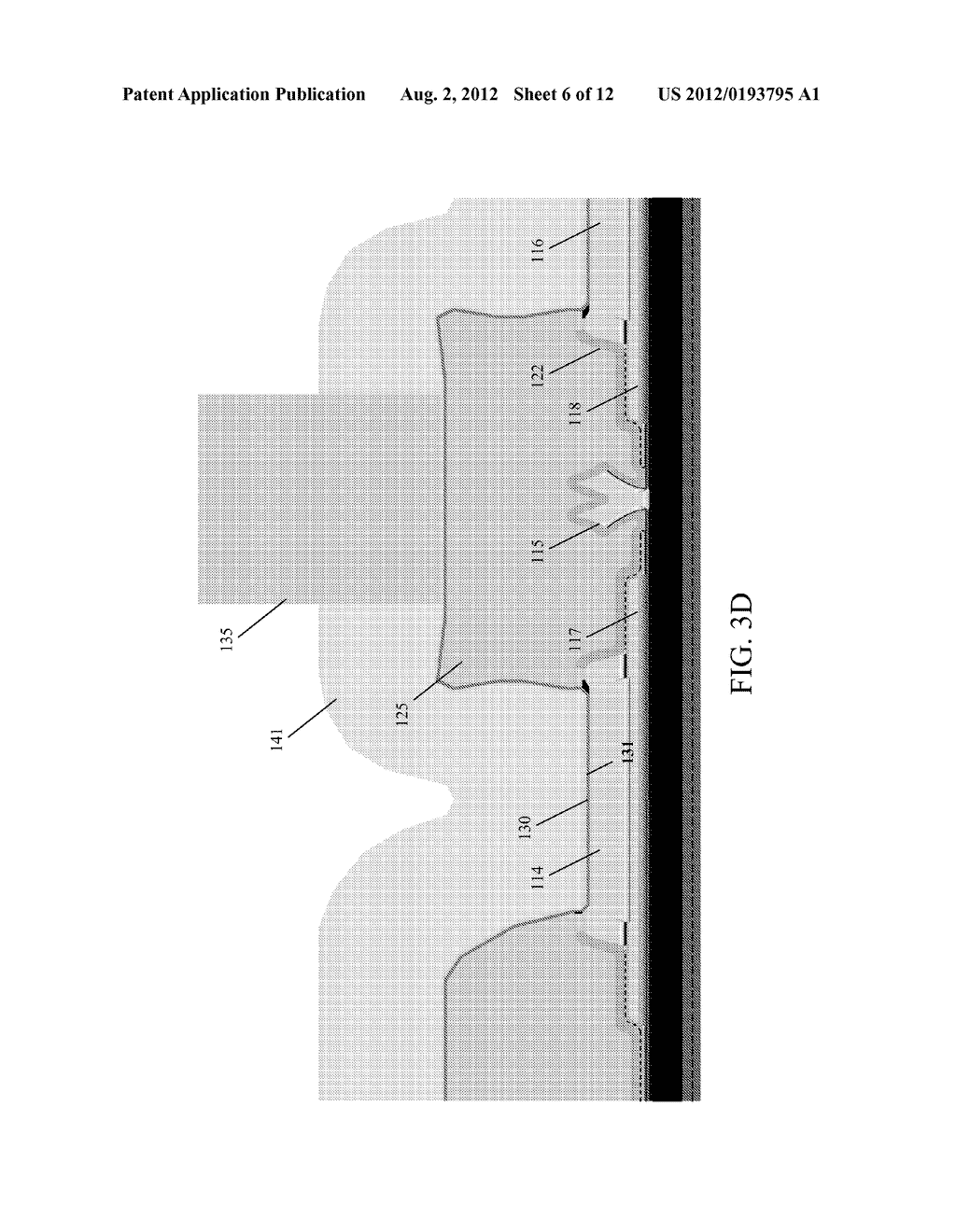 SEMICONDUCTOR DEVICE HAVING AN AIRBRIDGE AND METHOD OF FABRICATING THE     SAME - diagram, schematic, and image 07