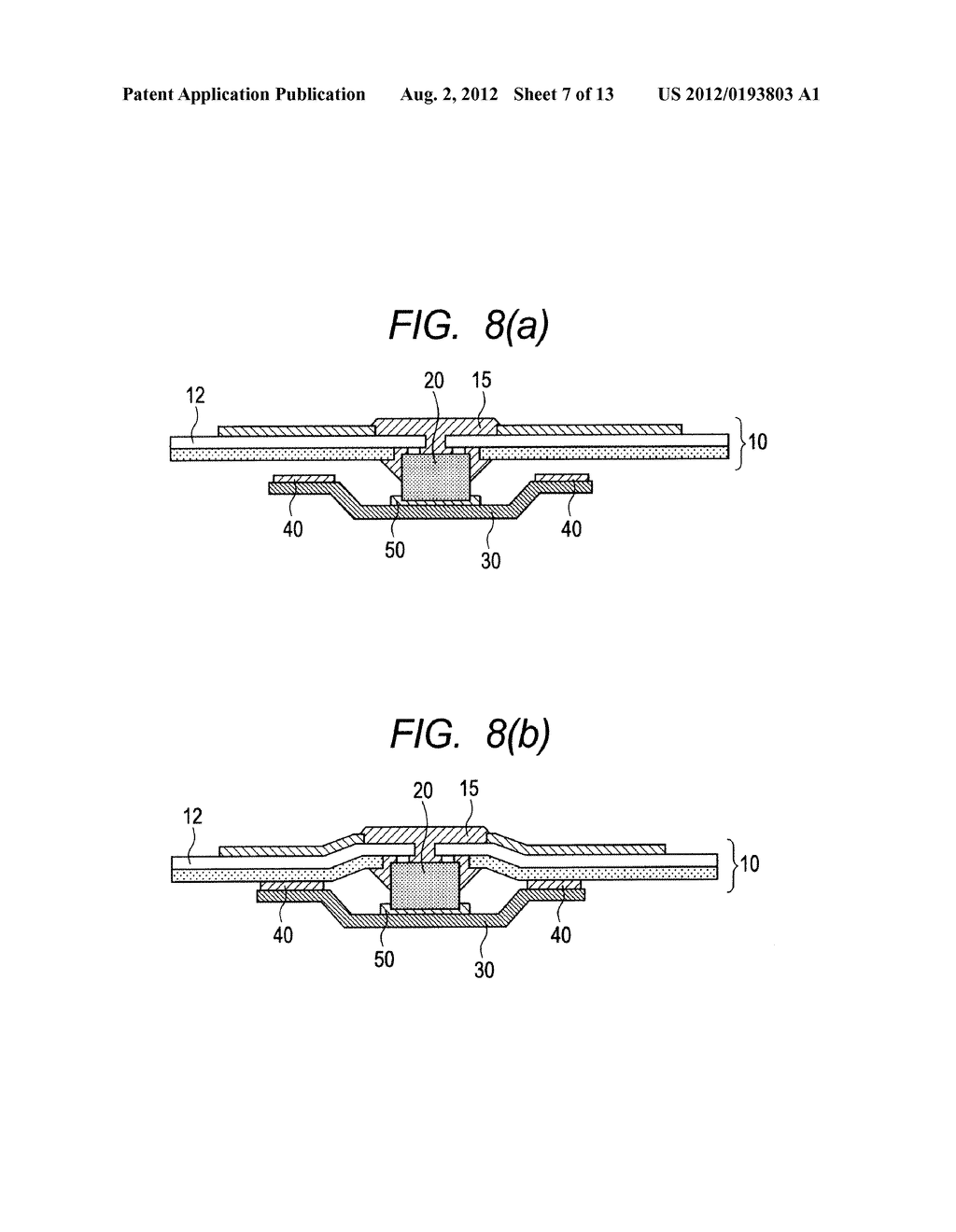 SEMICONDUCTOR DEVICE, METHOD FOR PRODUCING SEMICONDUCTOR DEVICE, AND     DISPLAY - diagram, schematic, and image 08