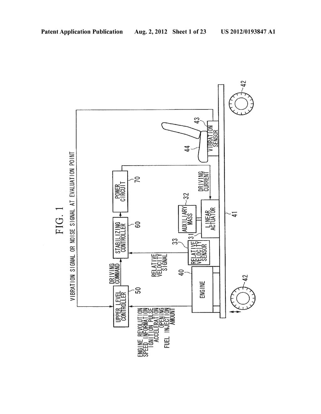 DAMPING APPARATUS FOR REDUCING VIBRATION OF AUTOMOBILE BODY - diagram, schematic, and image 02