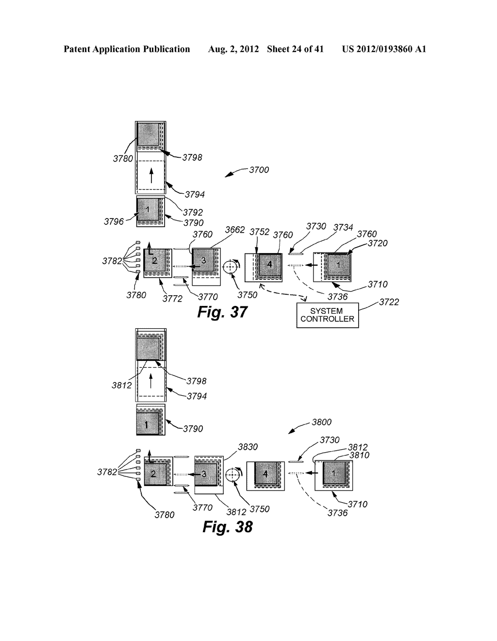 SYSTEM AND METHOD FOR INLINE CUTTING AND STACKING OF SHEETS FOR FORMATION     OF BOOKS - diagram, schematic, and image 25