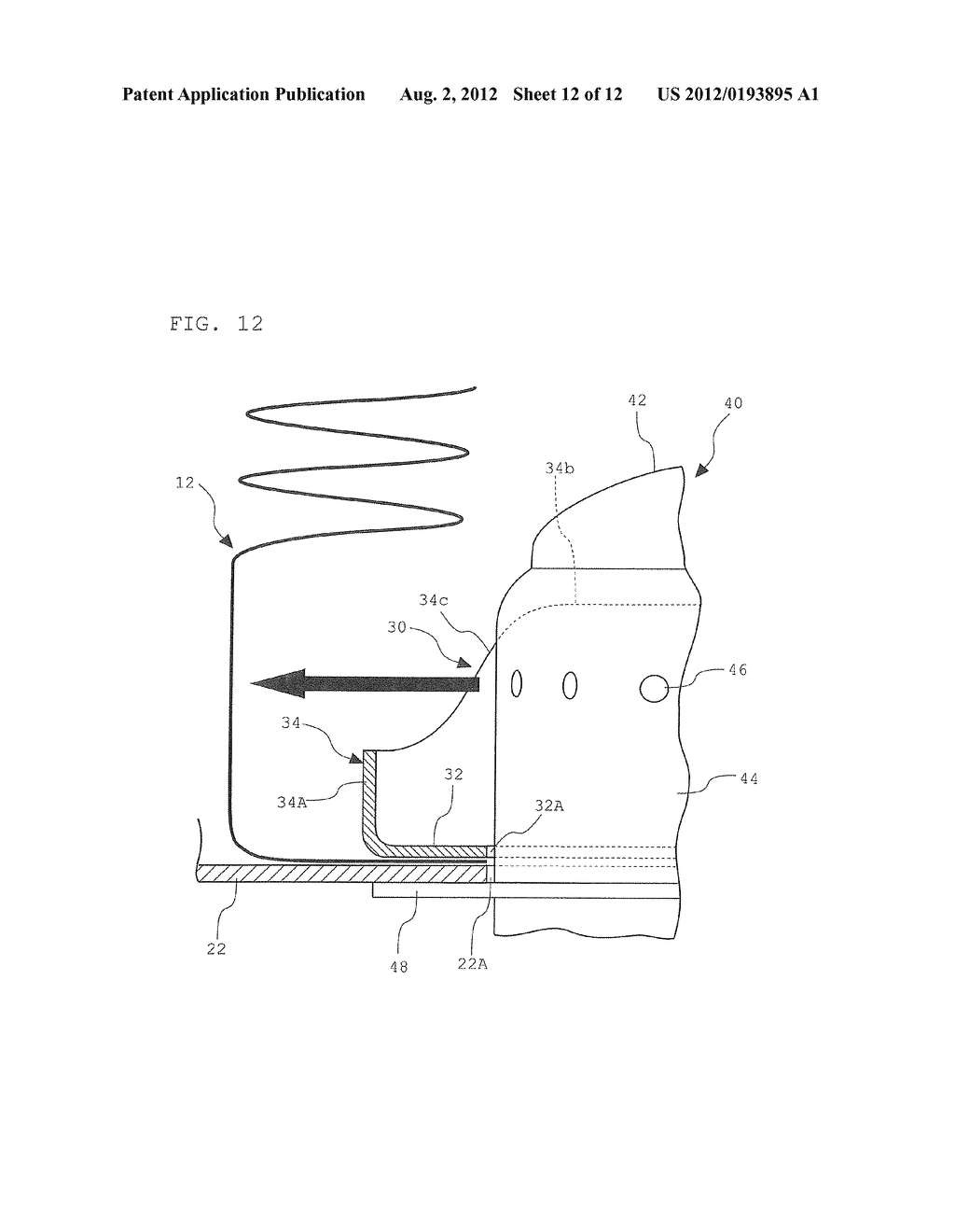 PASSENGER AIRBAG DEVICE - diagram, schematic, and image 13