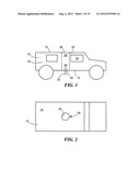 Vehicle with structural vent channels for blast energy and debris     dissipation diagram and image