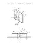 Vehicle with structural vent channels for blast energy and debris     dissipation diagram and image