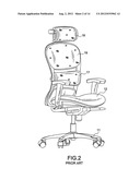 DEVICE FOR ADJUSTING THE HEIGHT OF THE BACKREST OF AN OFFICE CHAIR diagram and image