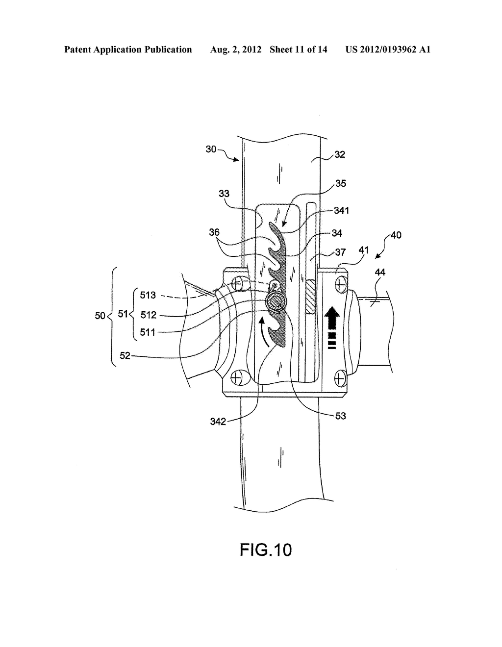 DEVICE FOR ADJUSTING THE HEIGHT OF THE BACKREST OF AN OFFICE CHAIR - diagram, schematic, and image 12