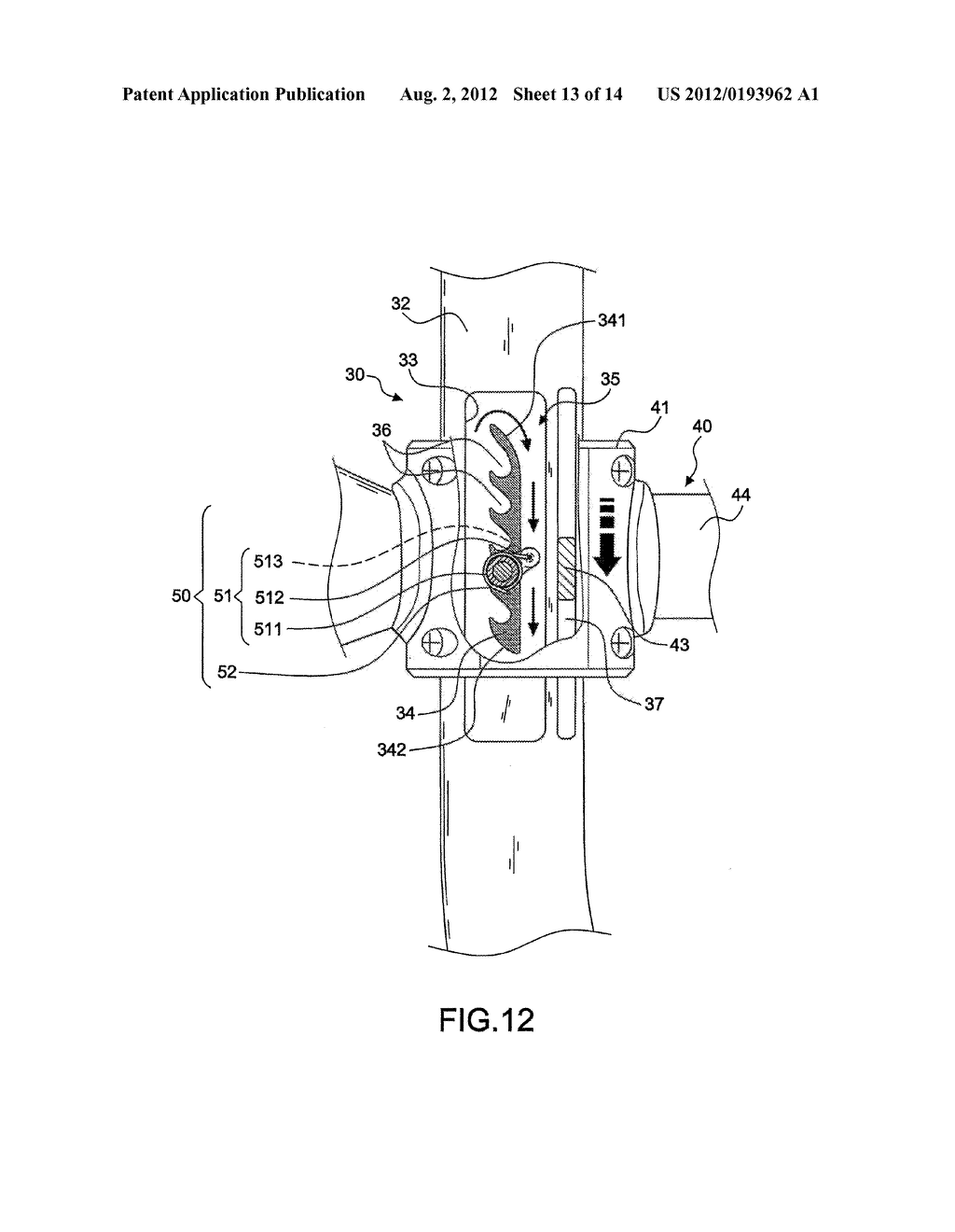 DEVICE FOR ADJUSTING THE HEIGHT OF THE BACKREST OF AN OFFICE CHAIR - diagram, schematic, and image 14