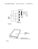 RECHARGEABLE BATTERY POWERED PORTABLE ELECTRONIC DEVICE diagram and image