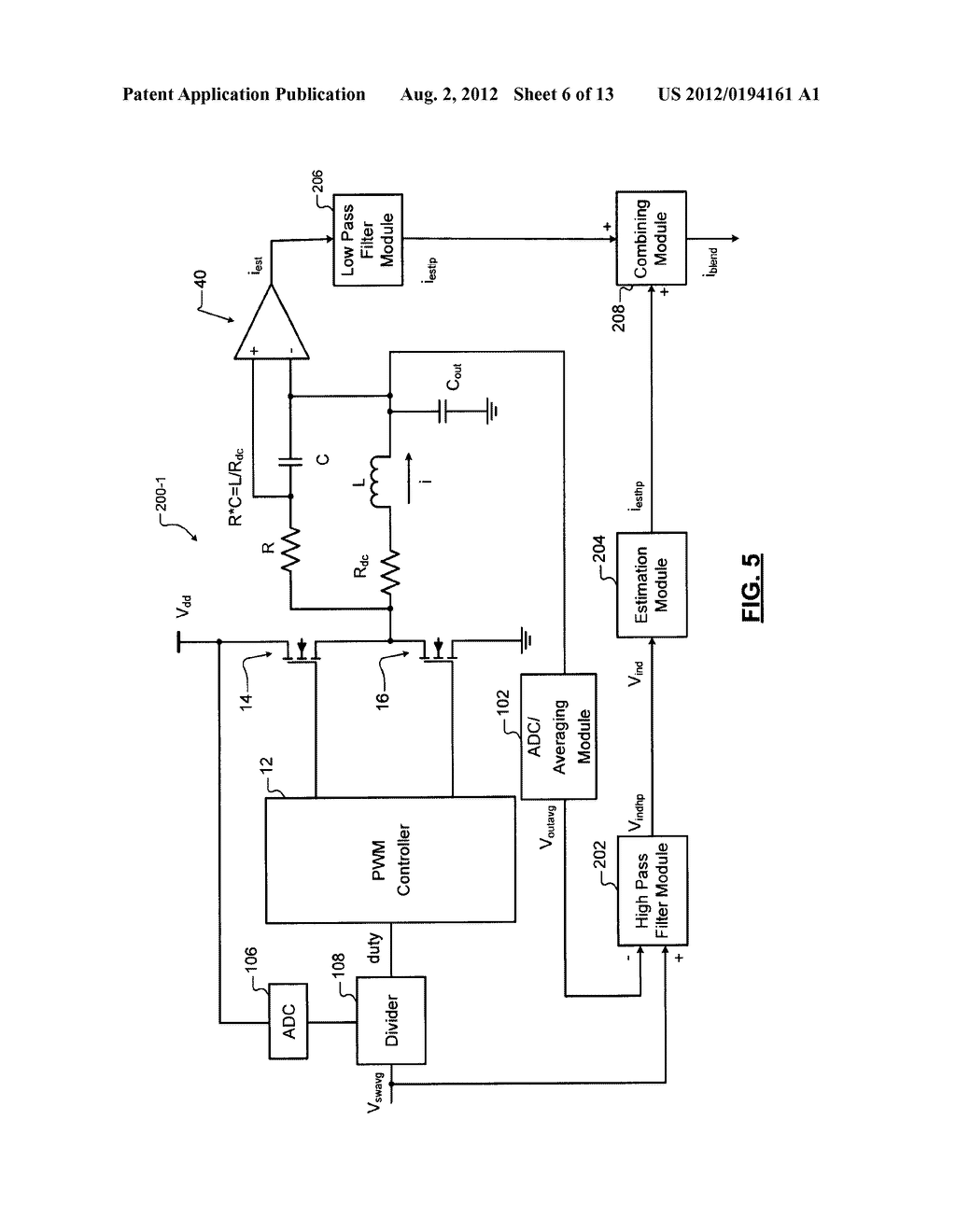 INDUCTOR CURRENT MEASUREMENT FOR DC TO DC CONVERTERS - diagram, schematic, and image 07