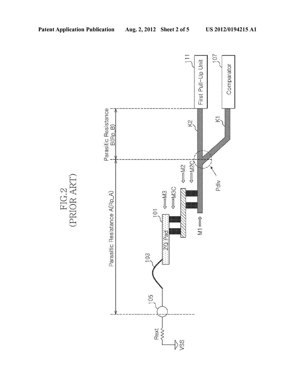 SEMICONDUCTOR APPARATUS AND IMPEDANCE CALIBRATION CIRCUIT FOR THE SAME - diagram, schematic, and image 03