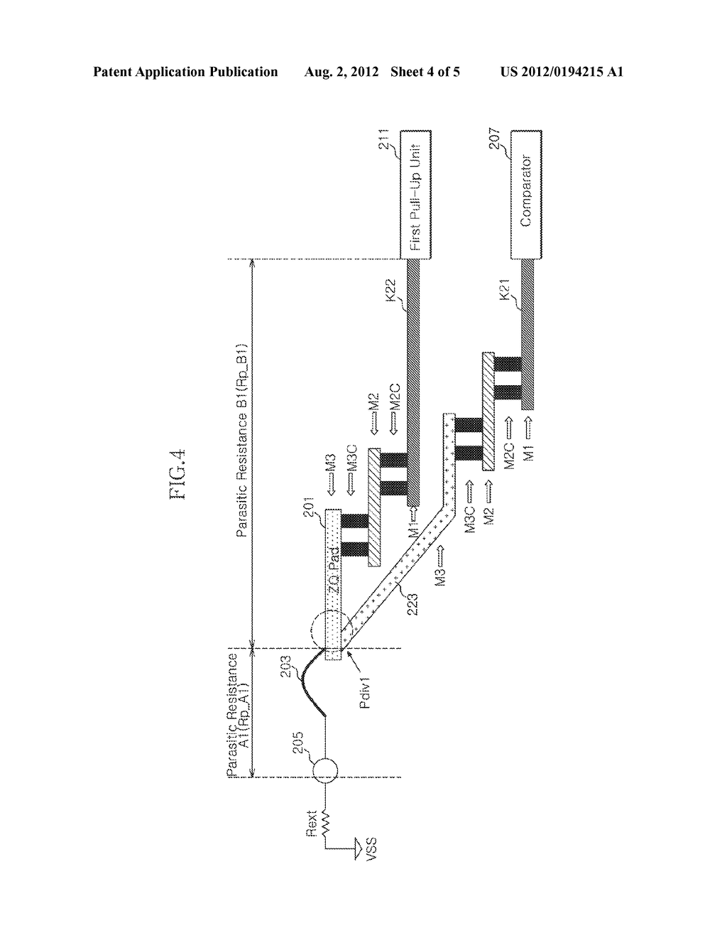 SEMICONDUCTOR APPARATUS AND IMPEDANCE CALIBRATION CIRCUIT FOR THE SAME - diagram, schematic, and image 05