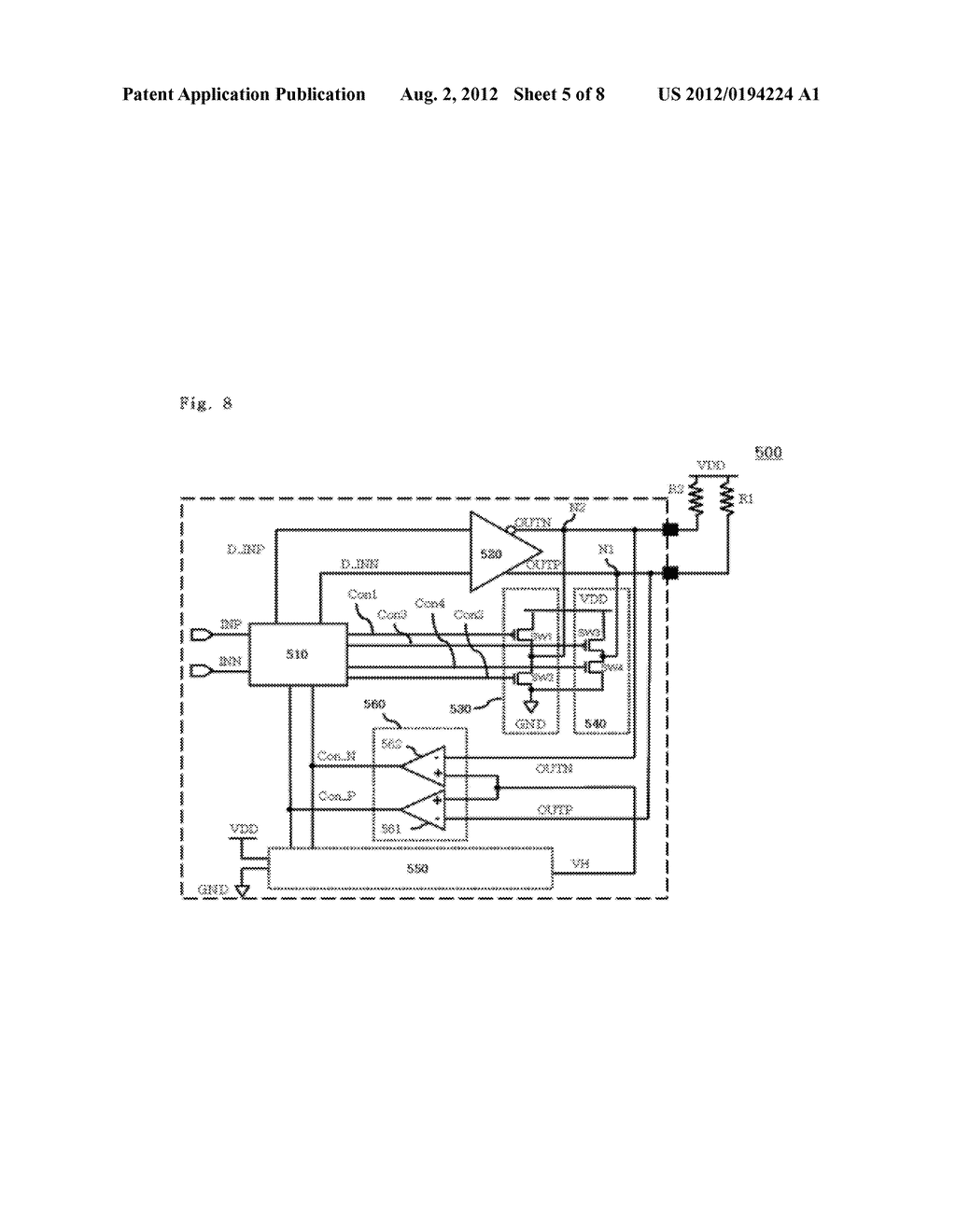 PRE-EMPHASIS CIRCUIT AND DIFFERENTIAL CURRENT SIGNALING SYSTEM HAVING THE     SAME - diagram, schematic, and image 06