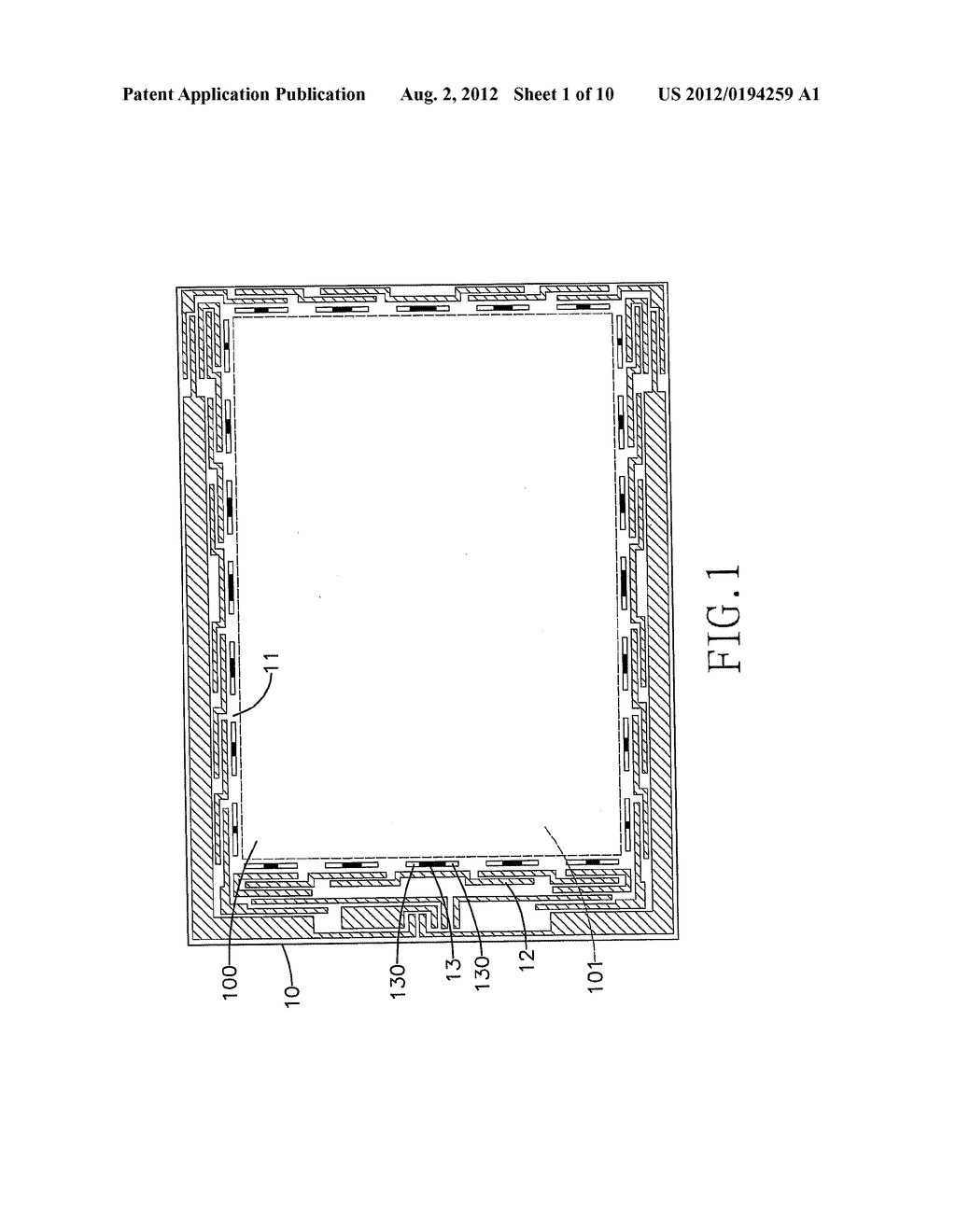 TOUCH PANEL WITH INTERFERENCE SHIELDING ABILITY - diagram, schematic, and image 02