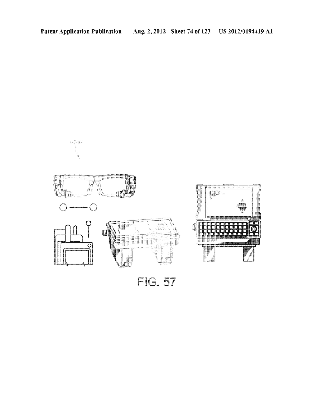 AR GLASSES WITH EVENT AND USER ACTION CONTROL OF EXTERNAL APPLICATIONS - diagram, schematic, and image 75