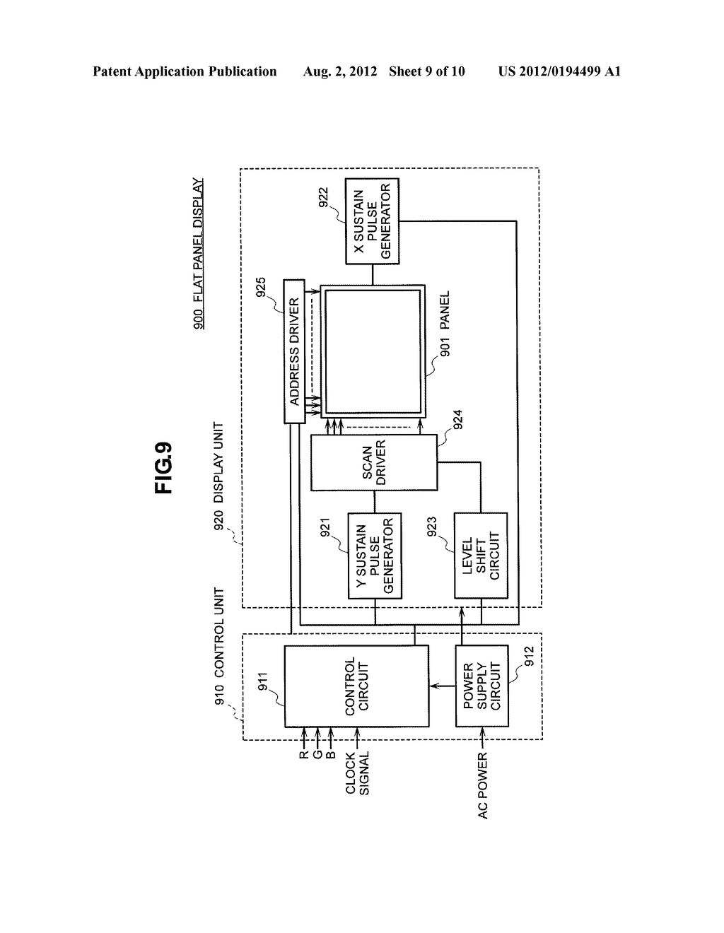 FLAT PANEL DISPLAY - diagram, schematic, and image 10