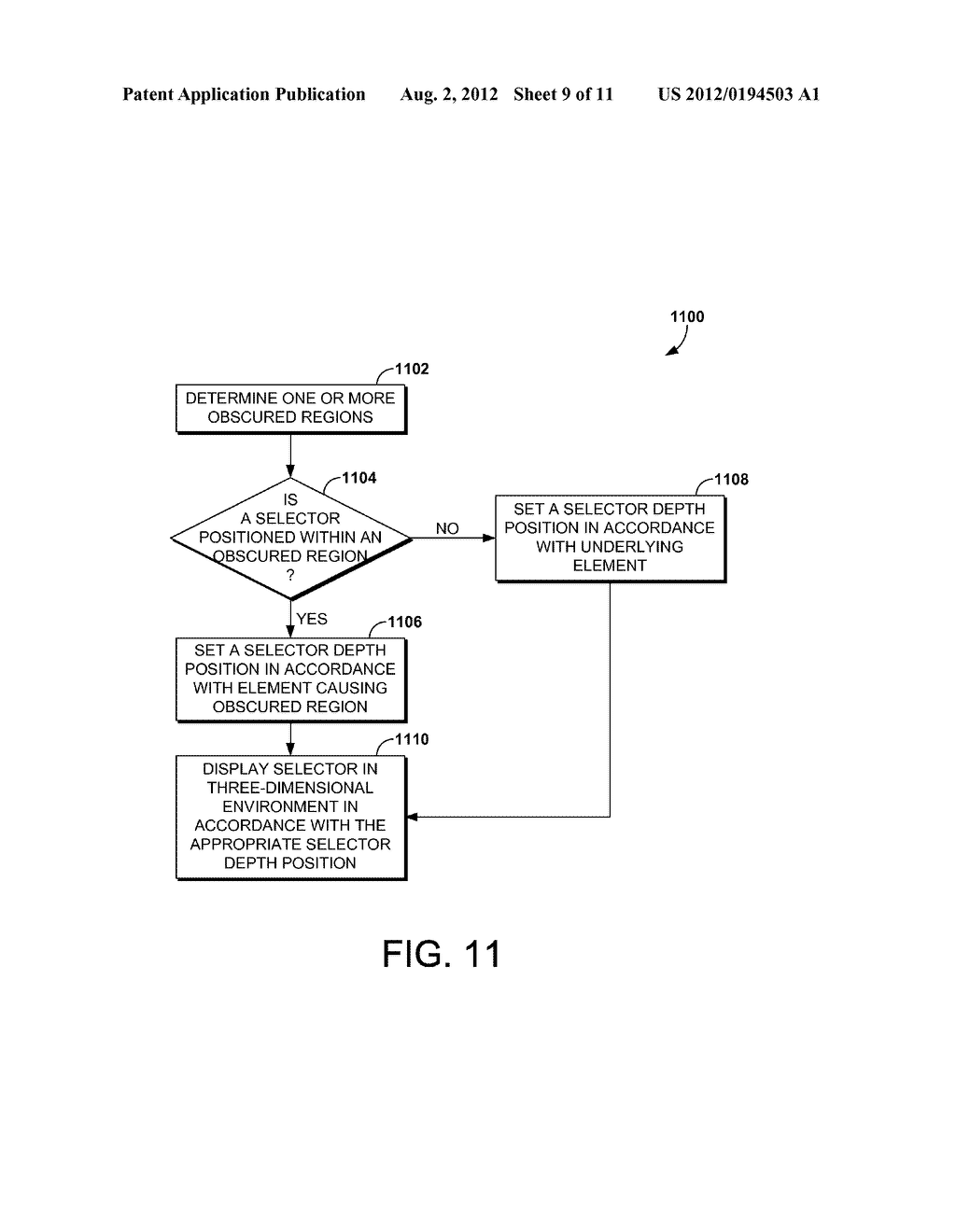 PRESENTING SELECTORS WITHIN THREE-DIMENSIONAL GRAPHICAL ENVIRONMENTS - diagram, schematic, and image 10