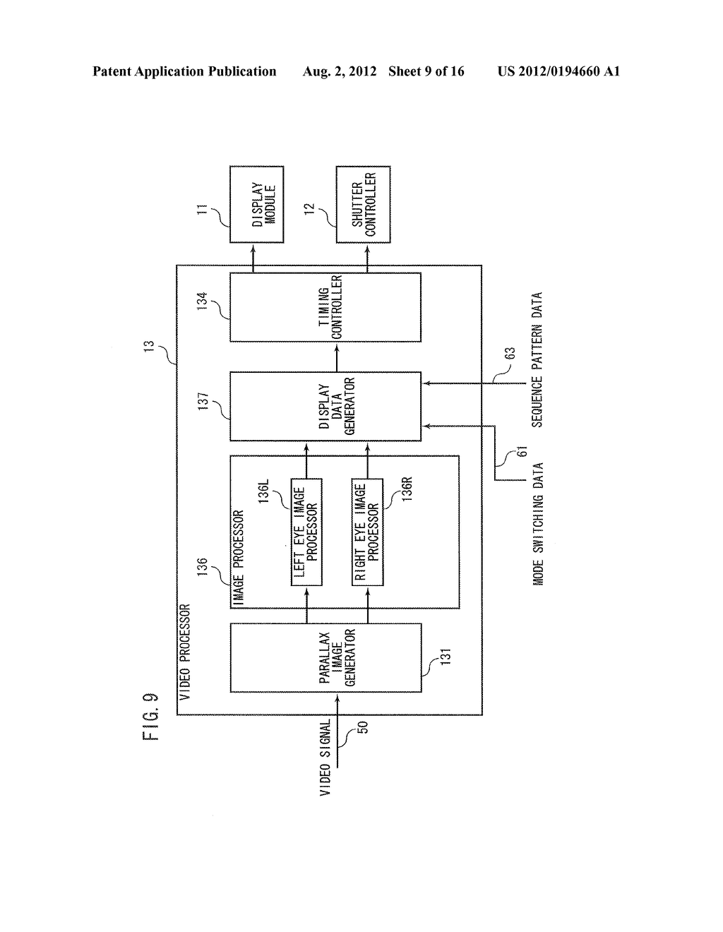 IMAGE DISPLAY DEVICE AND STEREO IMAGE DISPLAY SYSTEM - diagram, schematic, and image 10