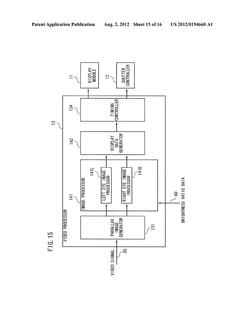 IMAGE DISPLAY DEVICE AND STEREO IMAGE DISPLAY SYSTEM - diagram, schematic, and image 16
