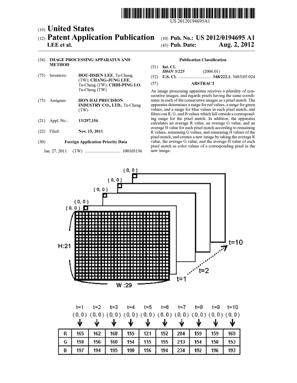 IMAGE PROCESSING APPARATUS AND METHOD - diagram, schematic, and image 01