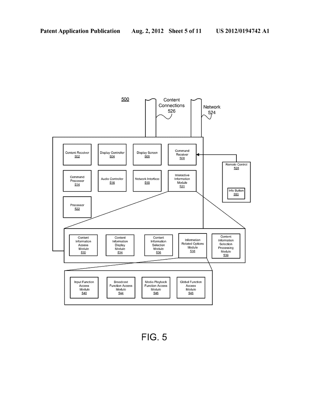 SYSTEM AND METHOD FOR DISPLAYING INTERACTIVE INFORMATION - diagram, schematic, and image 06