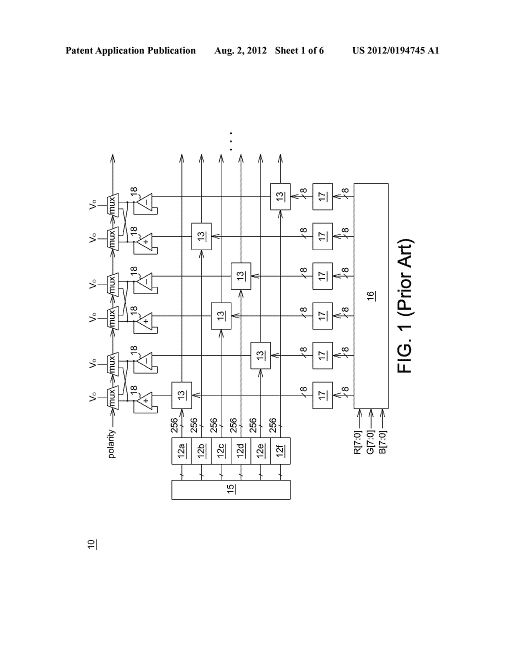 DISPLAY DRIVING CIRCUIT - diagram, schematic, and image 02
