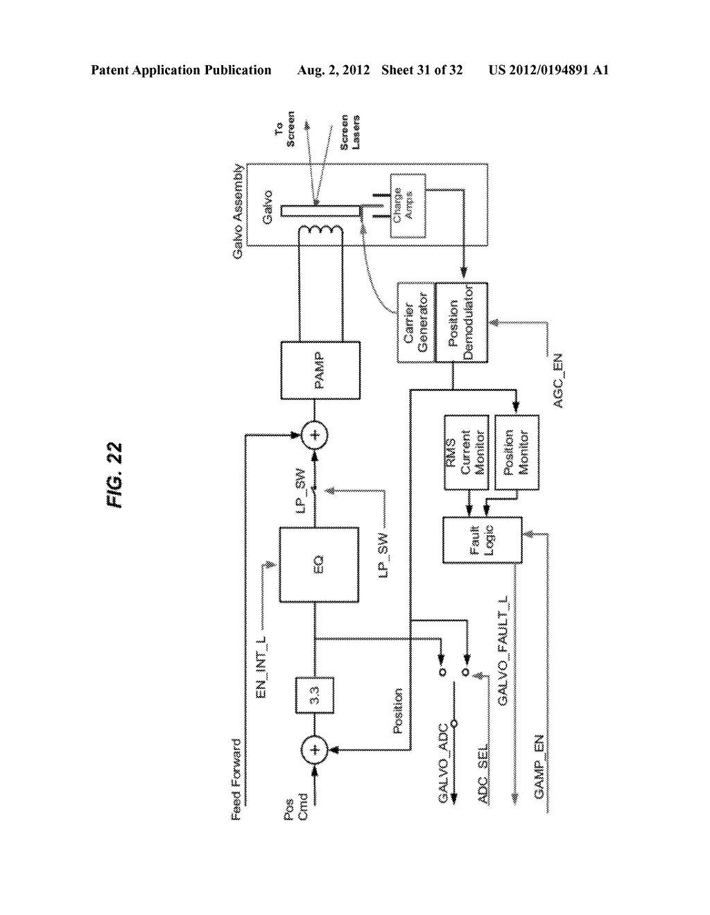 OPTICAL BEAM CONTROL BASED ON FLEXURE ACTUATION WITH POSITIONING SENSING     AND SERVO CONTROL - diagram, schematic, and image 32