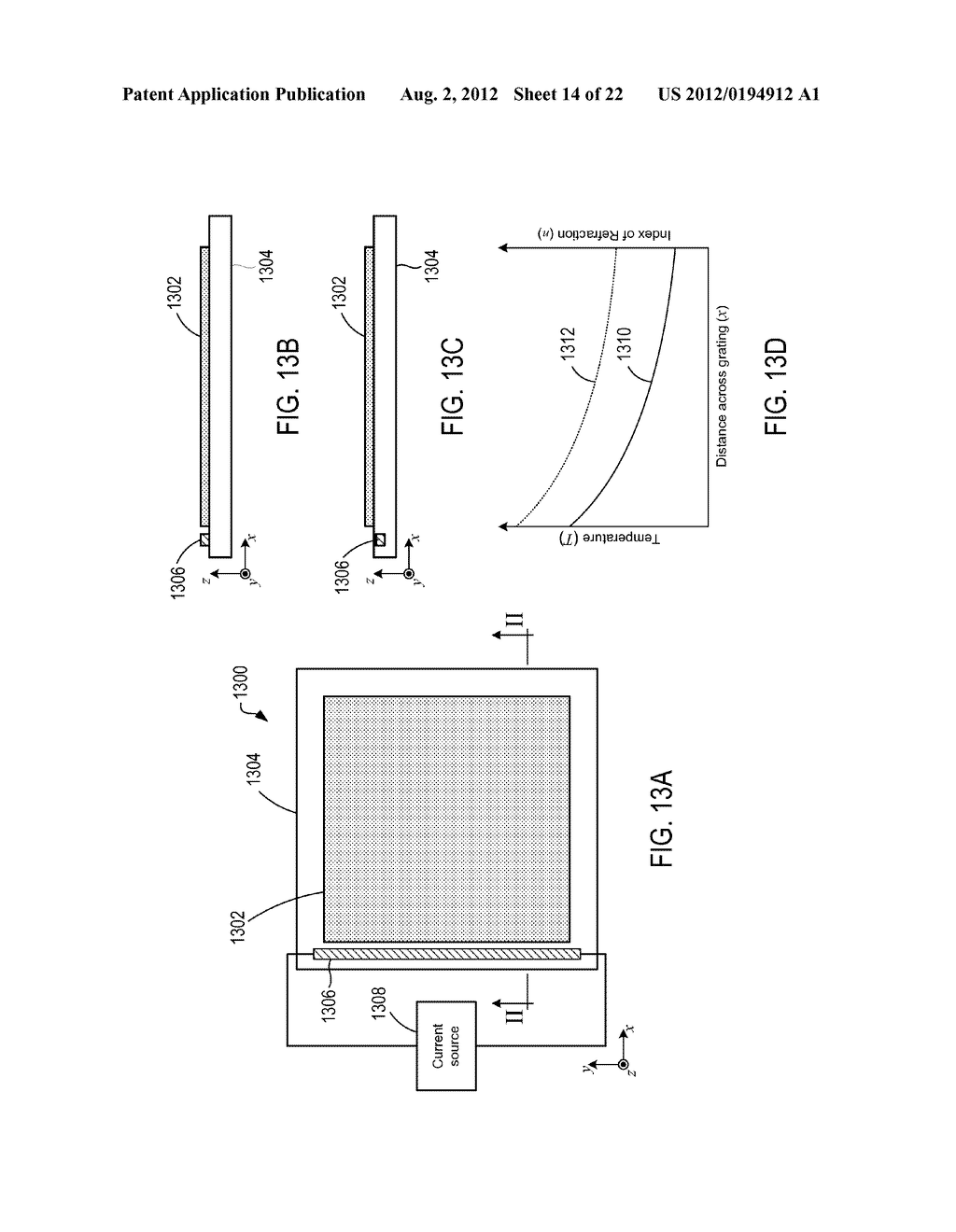 OPTICAL SYSTEMS IMPLIMENTED WITH THERMALLY CONTROLLED SUB-WAVELENGTH     GRATINGS - diagram, schematic, and image 15