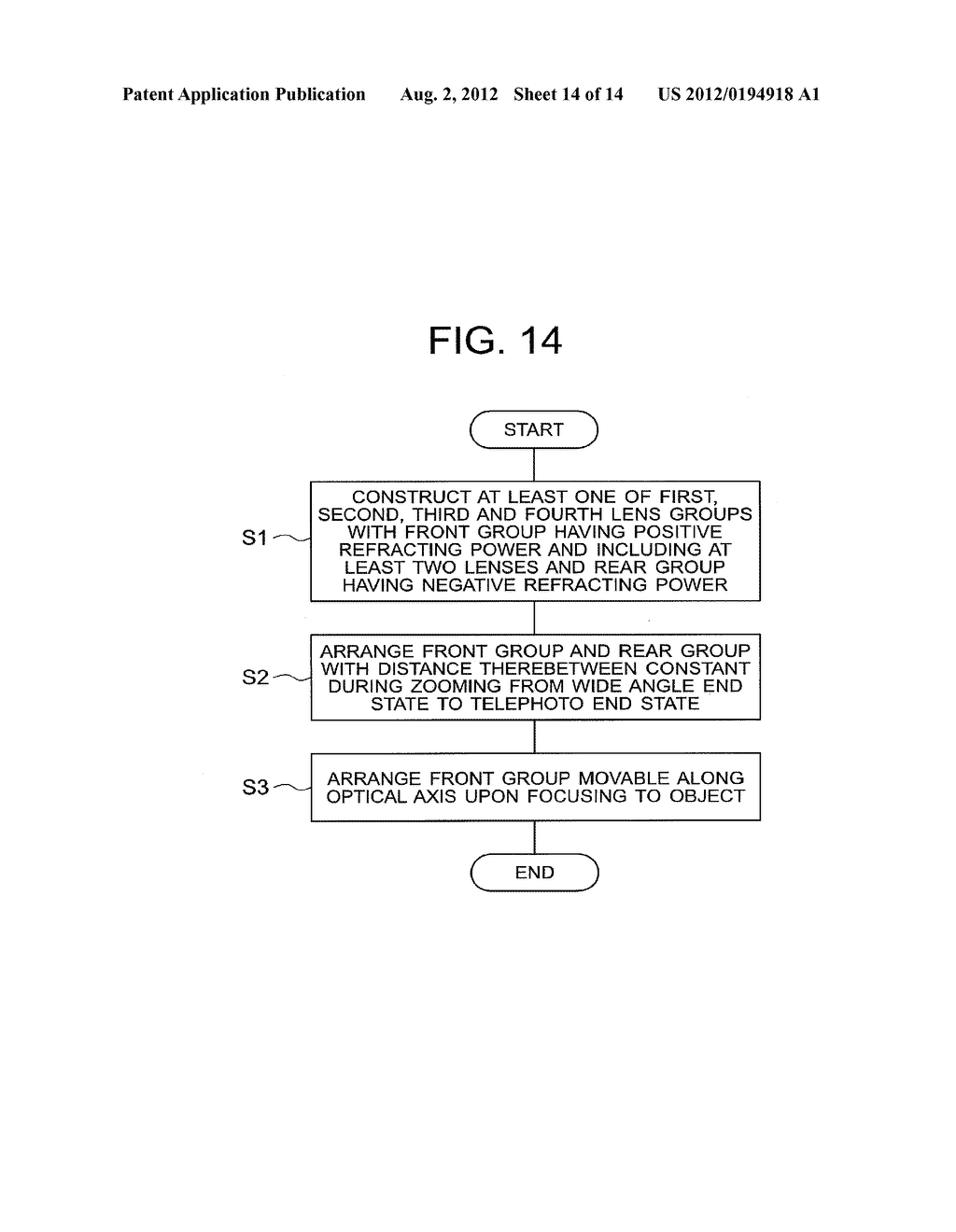 ZOOM OPTICAL SYSTEM, OPTICAL APPARATUS AND METHOD OF MANUFACTURING ZOOM     OPTICAL SYSTEM - diagram, schematic, and image 15