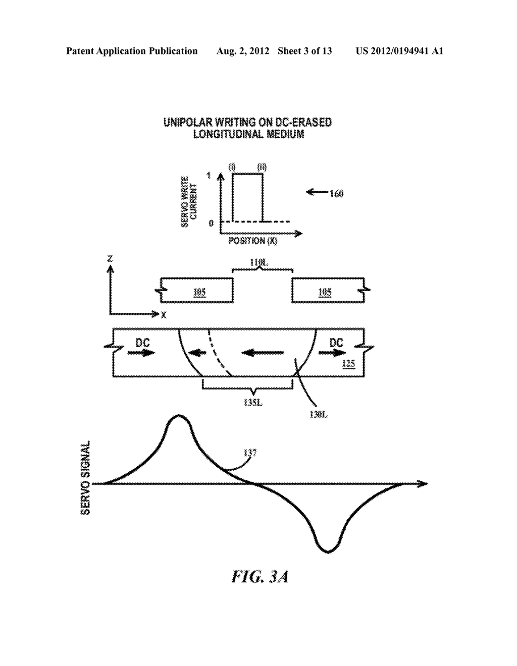 WRITING TIMING-BASED SERVO PATTERNS IN PERPENDICULAR AND NON-ORIENTED     MAGNETIC MEDIA - diagram, schematic, and image 04