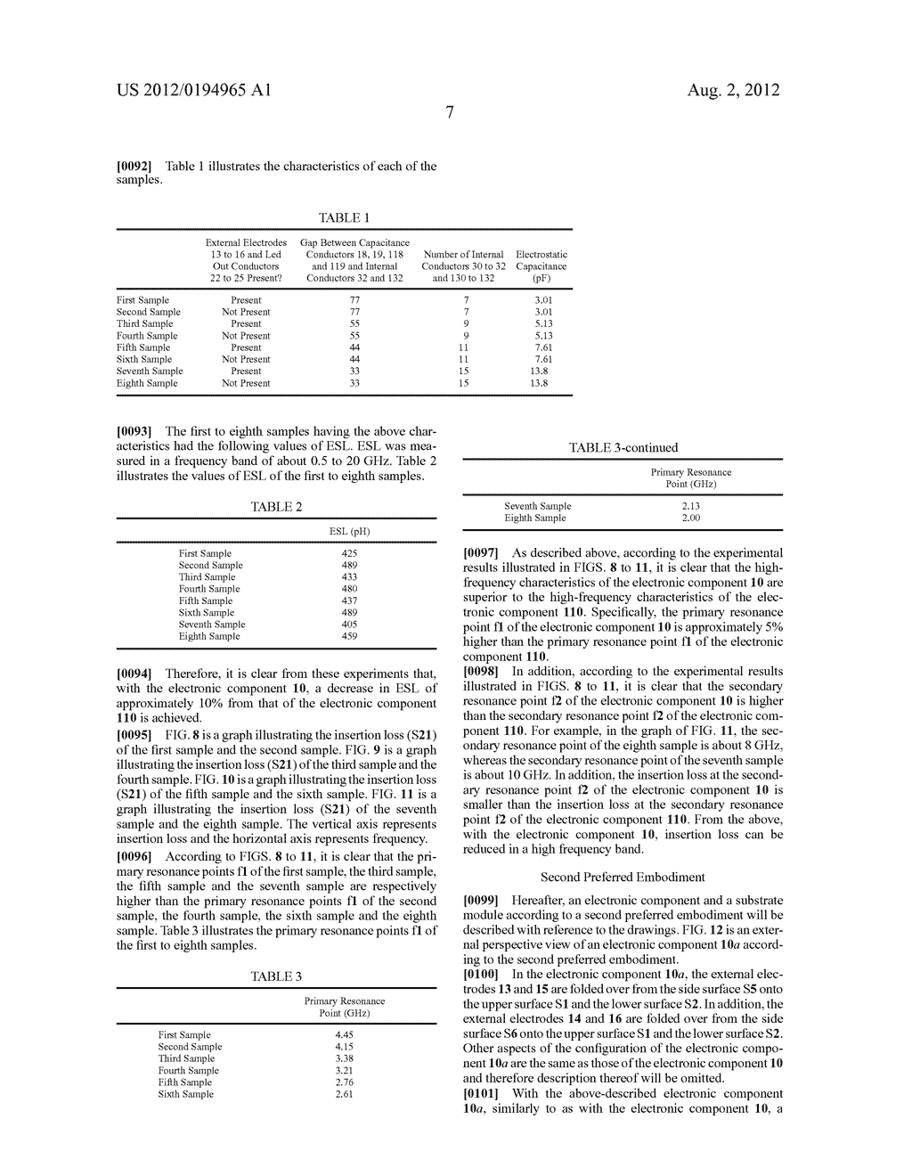 ELECTRONIC COMPONENT AND SUBSTRATE MODULE - diagram, schematic, and image 30