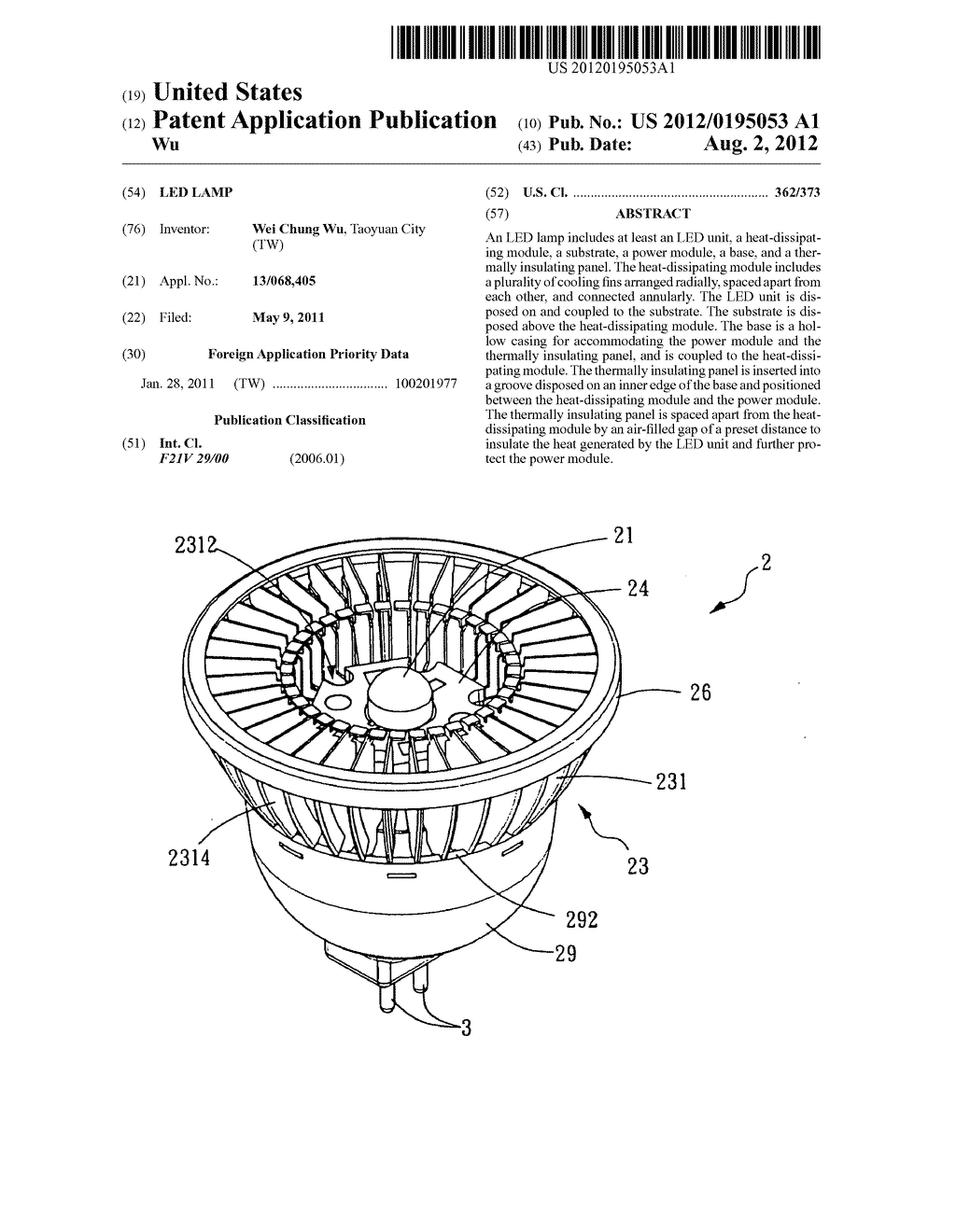 LED lamp - diagram, schematic, and image 01