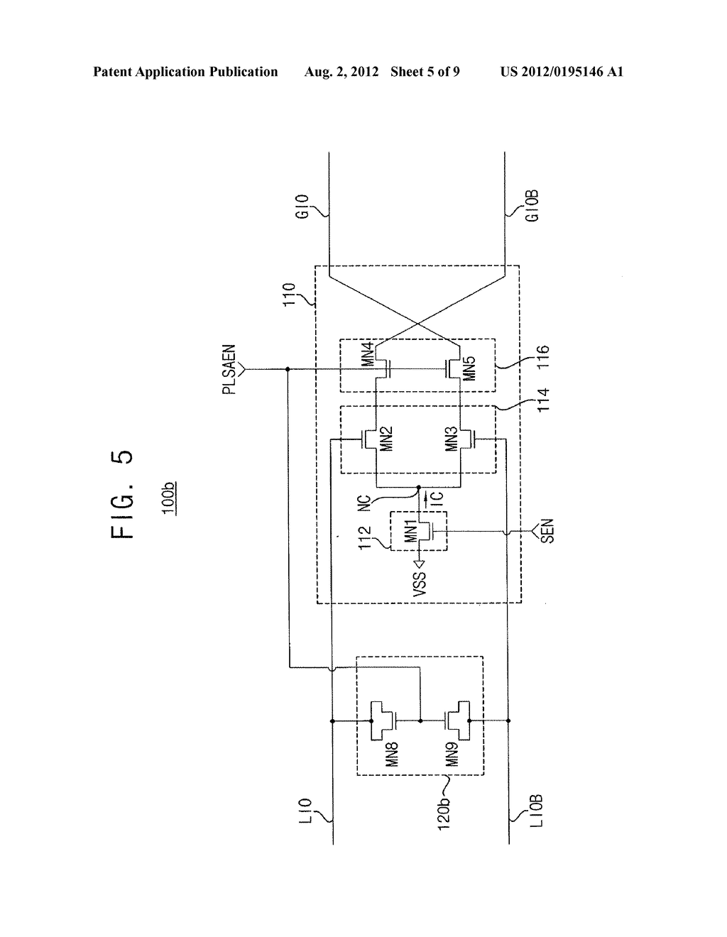 LOCAL SENSE AMPLIFIER CIRCUIT AND SEMICONDUCTOR MEMORY DEVICE INCLUDING     THE SAME - diagram, schematic, and image 06