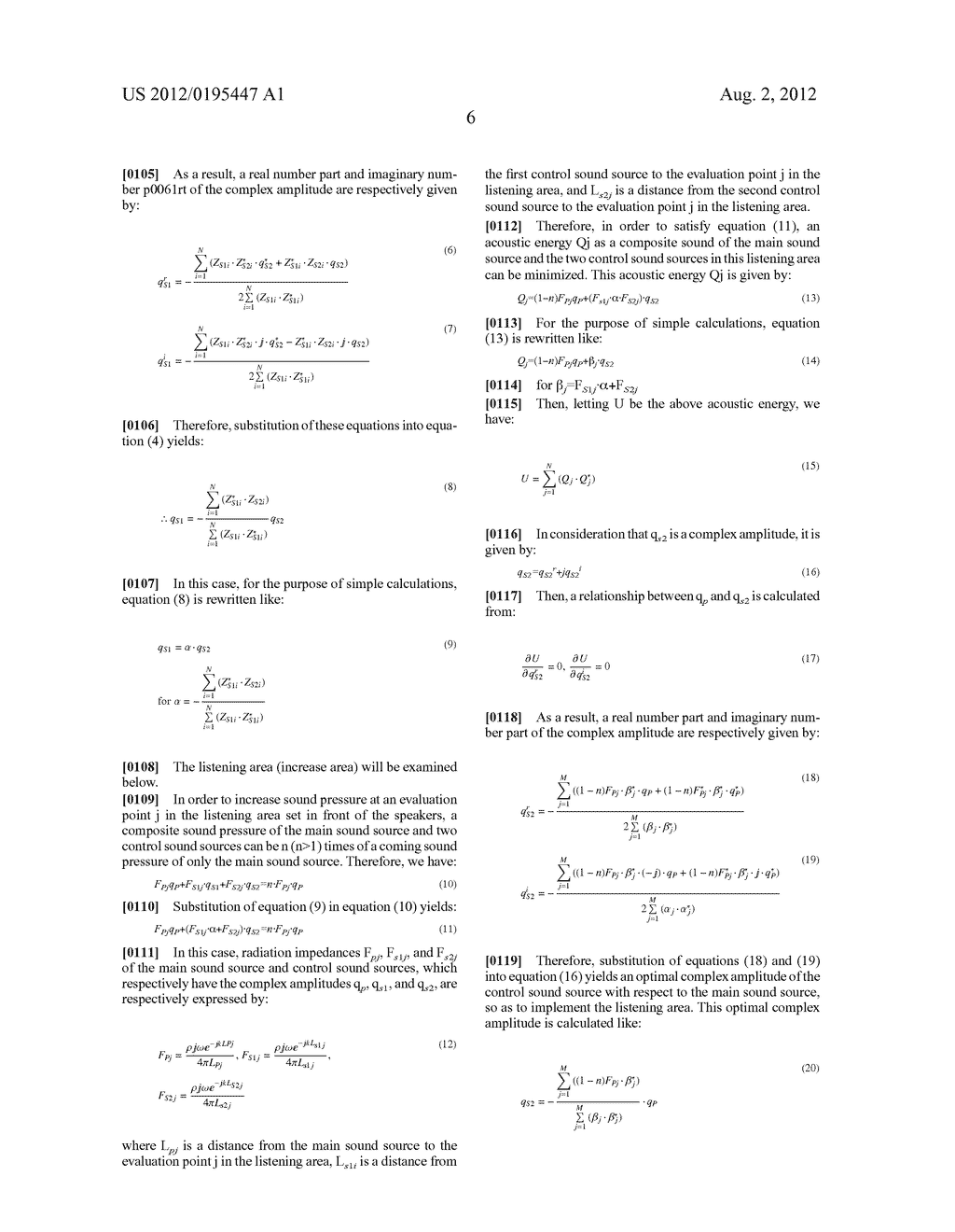 SOUND FIELD CONTROL APPARATUS AND METHOD - diagram, schematic, and image 41