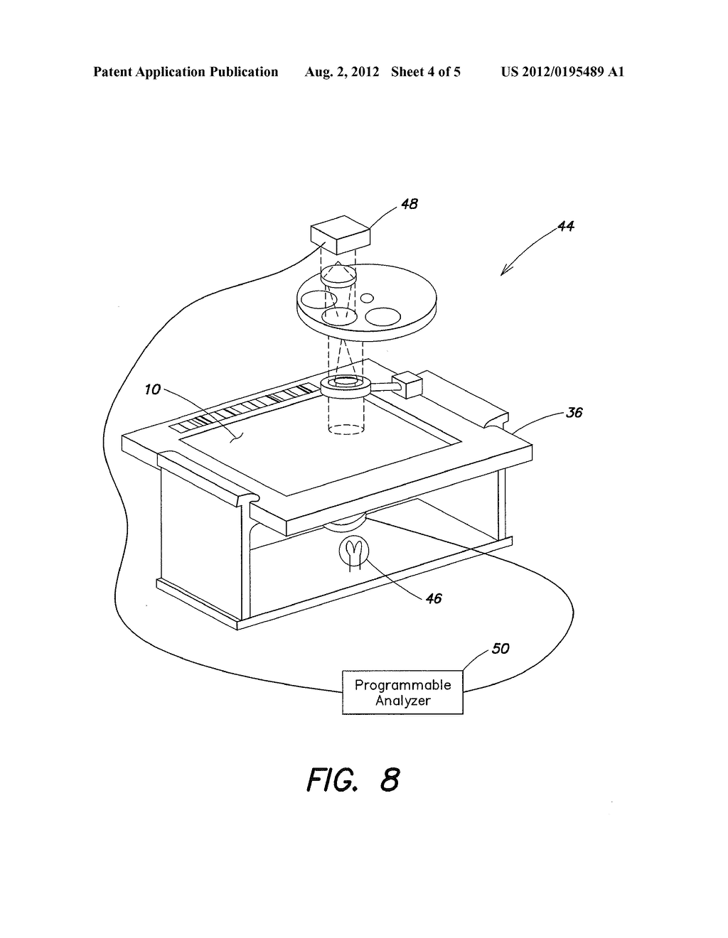 METHOD AND APPARATUS FOR DETERMINING THE HEMATOCRIT OF A BLOOD SAMPLE     UTILIZING THE INTRINSIC PIGMENTATION OF HEMOGLOBIN CONTAINED WITHIN THE     RED BLOOD CELLS - diagram, schematic, and image 05