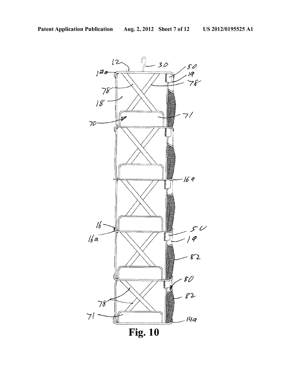 CAROUSEL ORGANIZER WITH STRAPPED SHELVES - diagram, schematic, and image 08